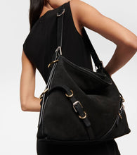 Givenchy Voyou Medium suede shoulder bag