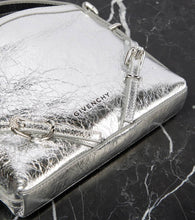 Givenchy Voyou Nano metallic leather shoulder bag