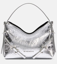 Givenchy Voyou Nano metallic leather shoulder bag. Shop Givenchy Top-Handle Bags for women now.
