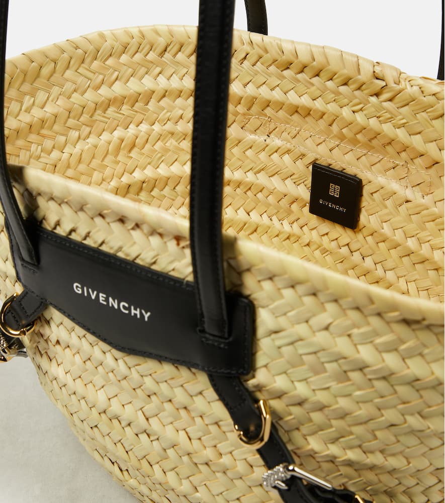 Givenchy Voyou Small raffia basket bag