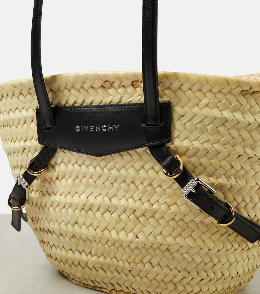 Givenchy Voyou Small raffia basket bag