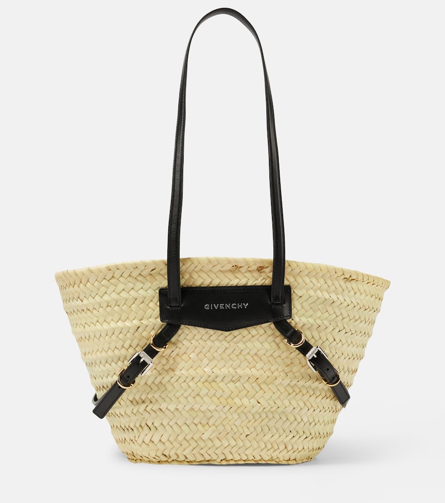 Givenchy Voyou Small raffia basket bag. Shop Givenchy Beach Bags for women now.