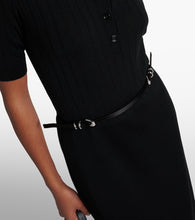 Givenchy Voyou belted wool shirt dress