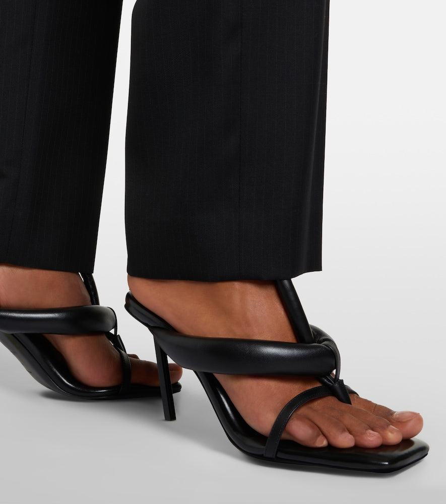 Givenchy Boudoir leather thong sandals in Black - Heeled Sandals