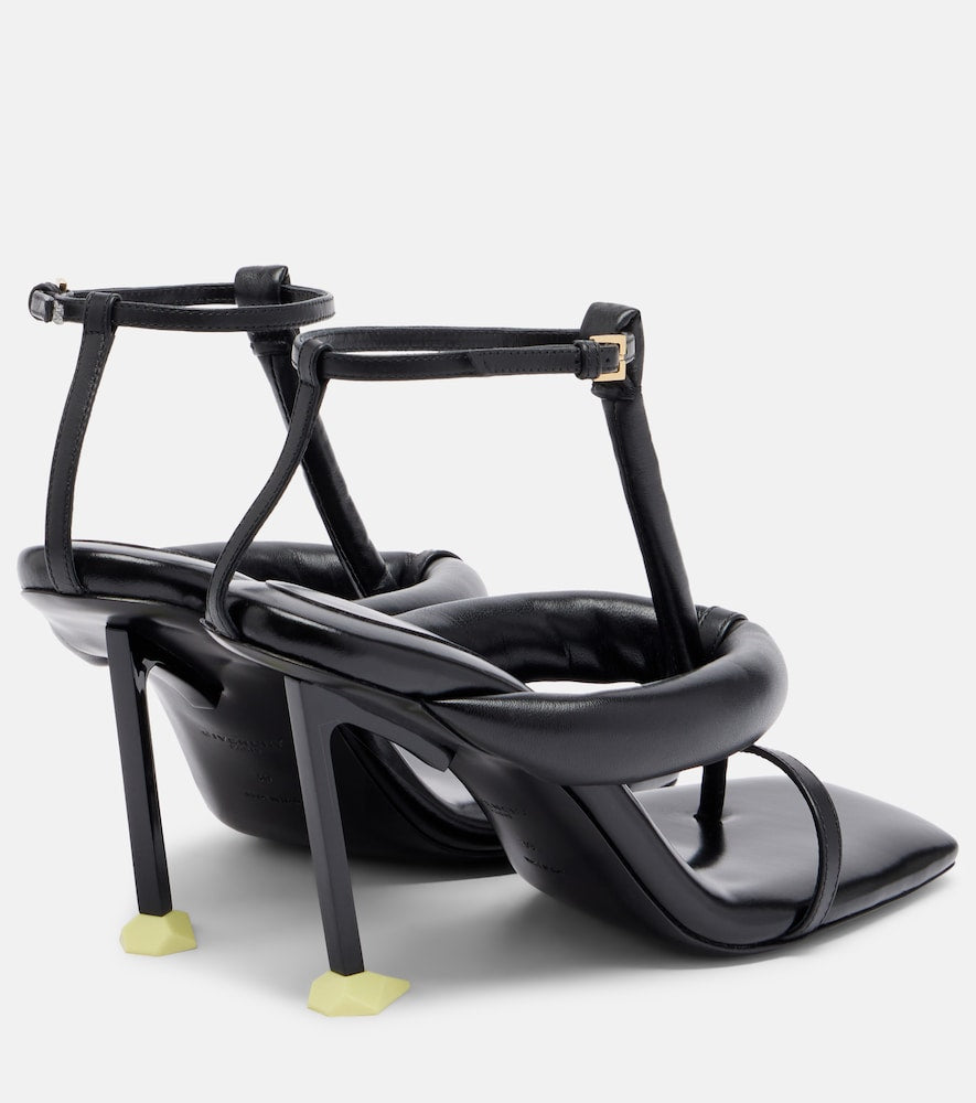 Givenchy Boudoir leather thong sandals in Black - Heeled Sandals