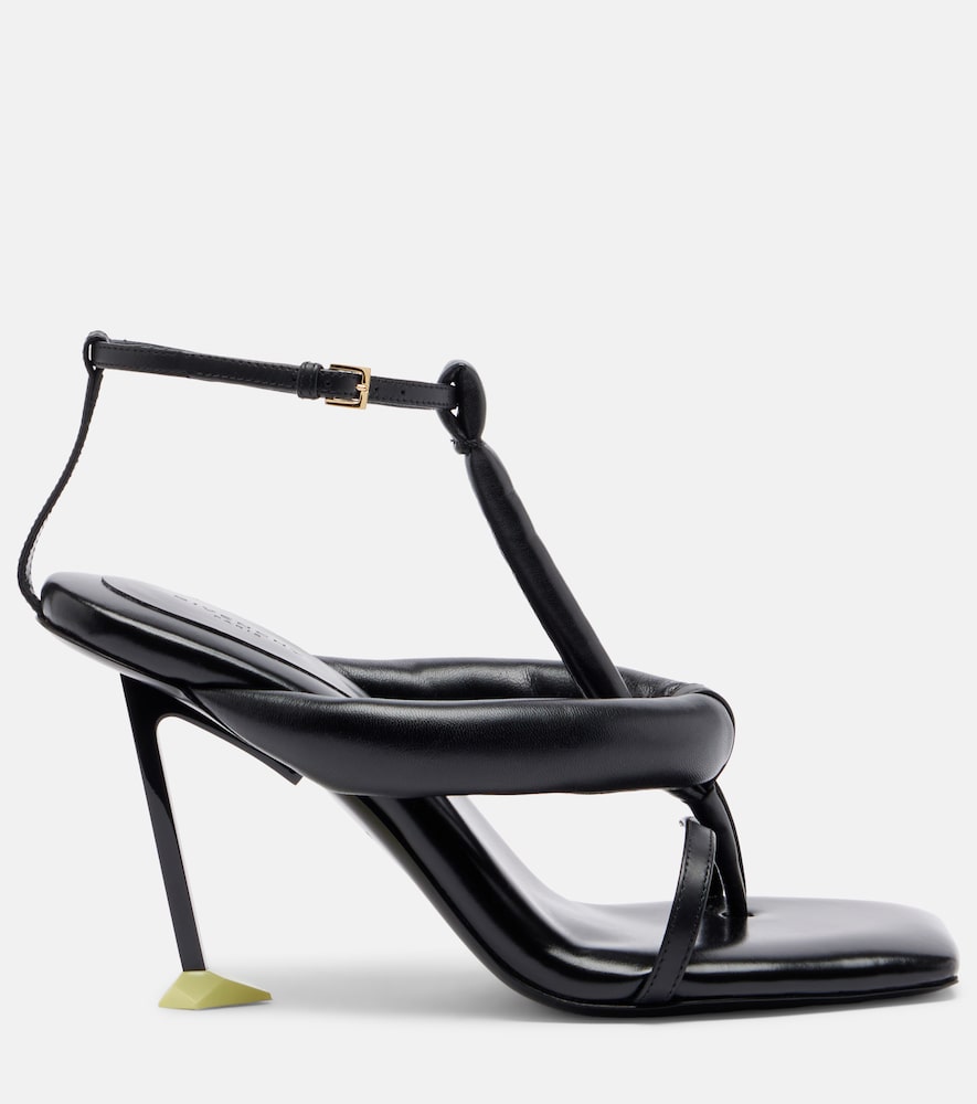 Givenchy Boudoir leather thong sandals in Black - Heeled Sandals