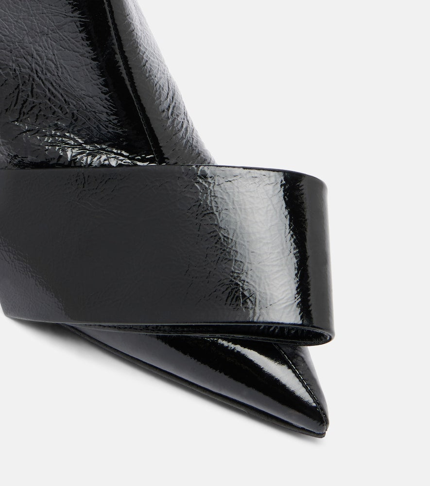 Black Givenchy Twisted Ribbon leather ankle boots - Mid Heel Boots
