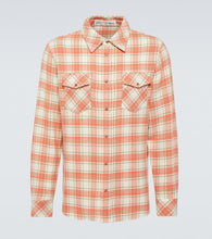 God's True Cashmere Plaid cashmere shirt