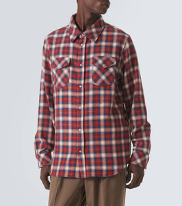 God's True Cashmere Ski Santa Fe plaid cashmere shirt