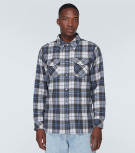 God's True Cashmere Tartan cashmere shirt