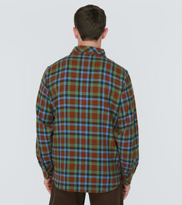 God's True Cashmere Tartan cashmere shirt