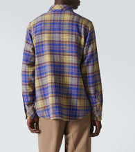 God's True Cashmere Tartan cashmere shirt