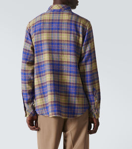 God's True Cashmere Tartan cashmere shirt