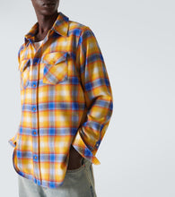 God's True Cashmere Tartan cashmere shirt