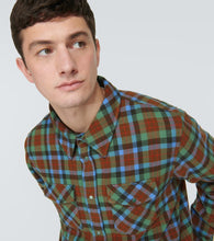 God's True Cashmere Tartan cashmere shirt