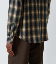 God's True Cashmere Tartan cashmere shirt