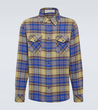 God's True Cashmere Tartan cashmere shirt