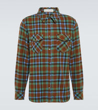 God's True Cashmere Tartan cashmere shirt