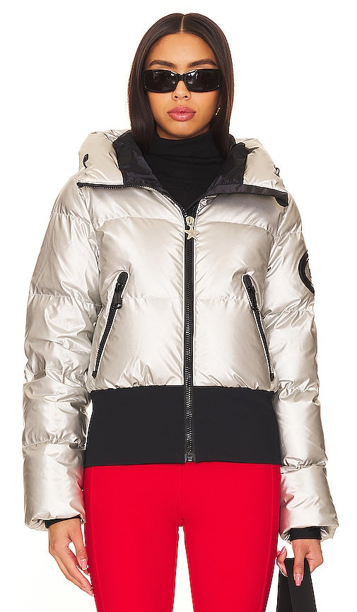 Goldbergh Bombardino Jacket in Metallic Silver