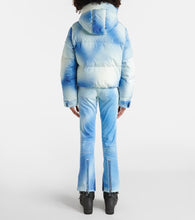 Goldbergh Ciel Blue printed ski jacket