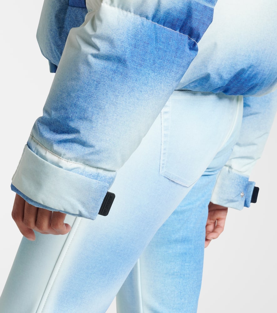 Goldbergh Ciel Blue printed ski jacket