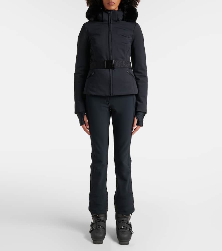 Goldbergh Hida faux fur-trimmed ski jacket