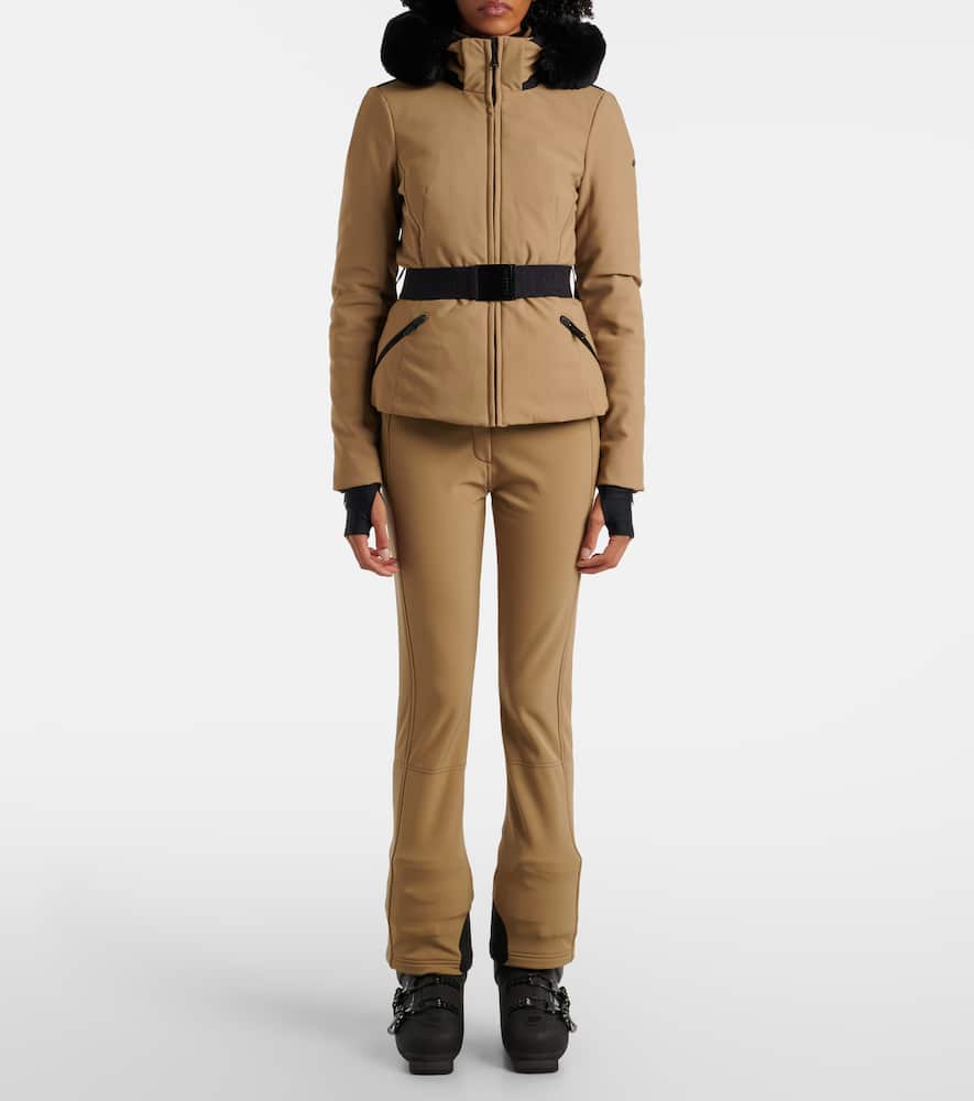 Goldbergh Hida faux shearling-trimmed ski jacket