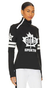 Goldbergh Maple Leaf Ski Pully in Black