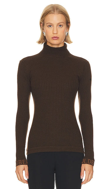 Goldbergh Mira Sweater in Brown - Goldbergh Mira Pull en Marron - Goldbergh Mira 棕色毛衣 - Goldbergh Mira Pullover in Braun - Goldbergh 미라 스웨터브라운 색상 - Maglione Goldbergh Mira in marrone