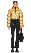 Goldbergh Snowball Ski Jumpsuit in Metallic Gold