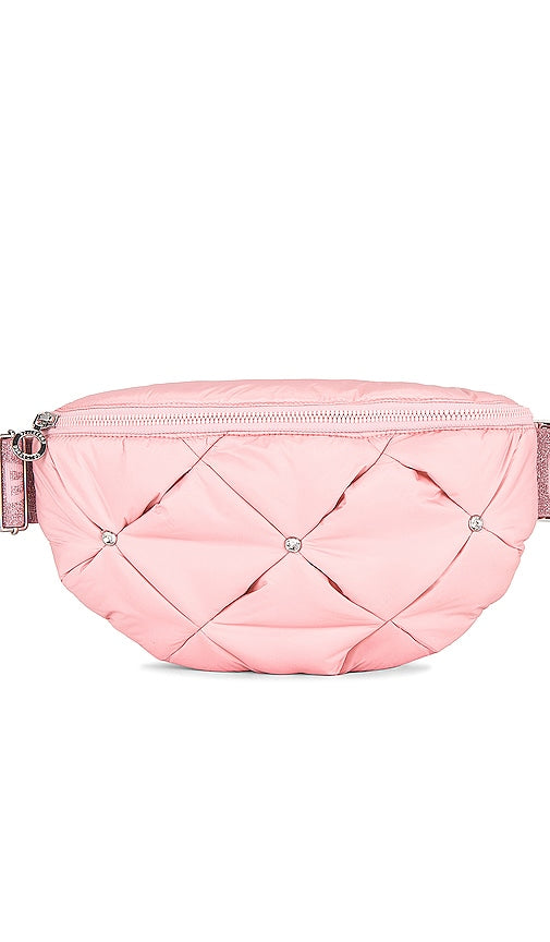 Goldbergh Stones Fanny Pack in Pink - Sac banane Goldbergh Stones en rose - Goldbergh Stones 粉色腰包 - Goldbergh Stones Gürteltasche in Rosa - Goldbergh Stones 패니 팩 핑크 색상 - Marsupio Goldbergh Stones in rosa