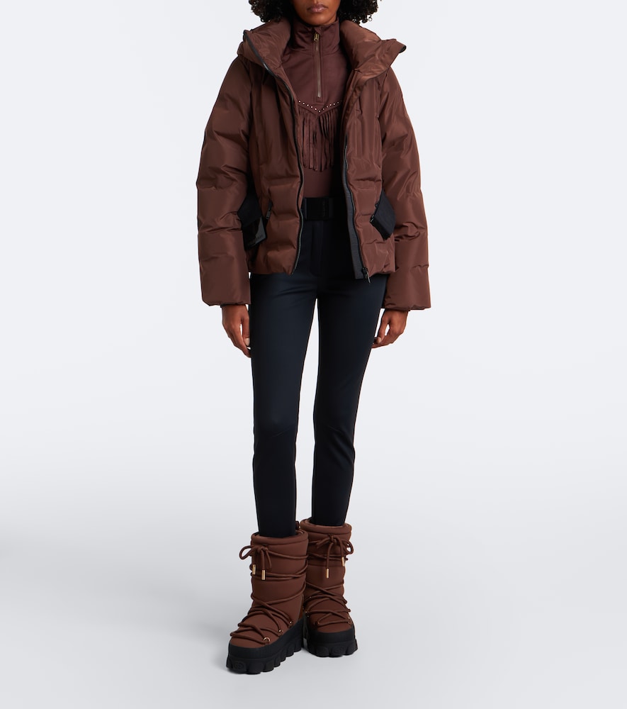 Goldbergh Frederica lace-up snow boots in Brown - Flat Boots