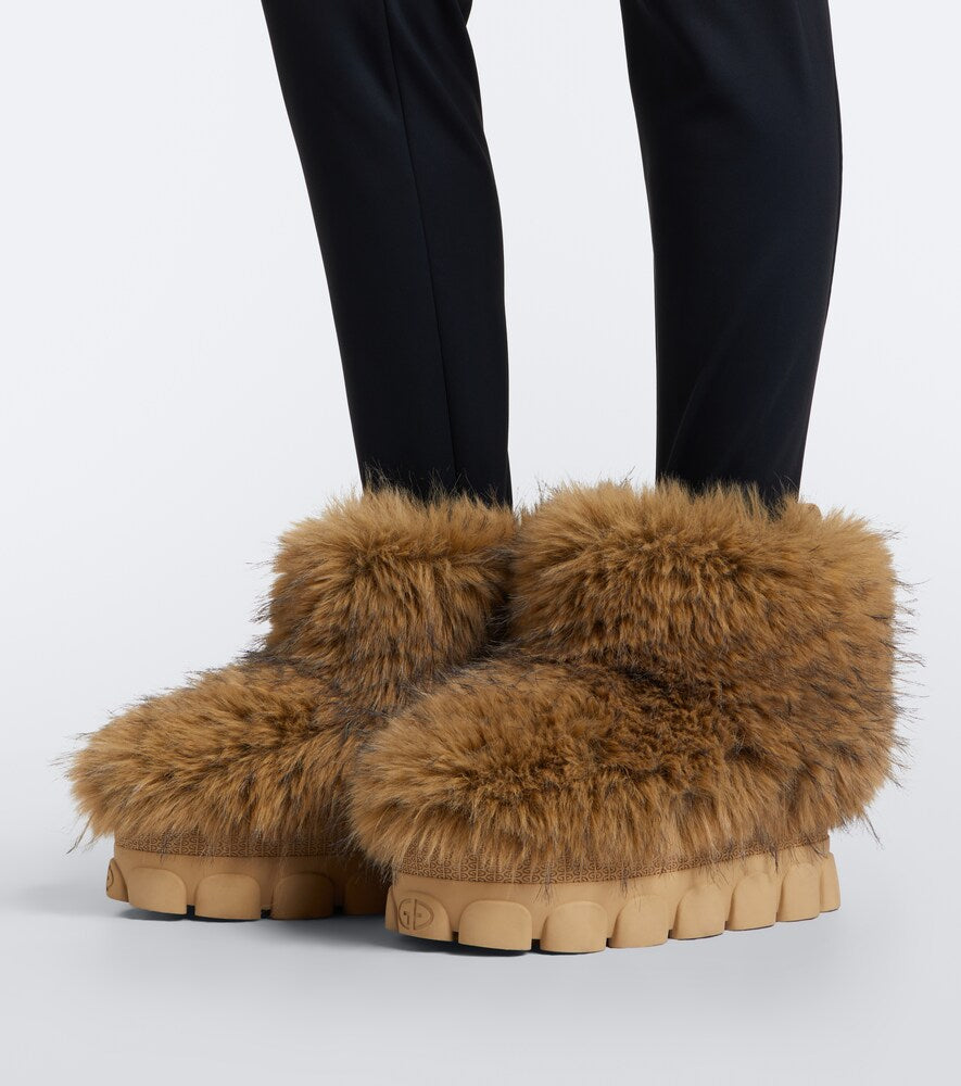 Beige Goldbergh Sofie platform snow boots - Flat Boots