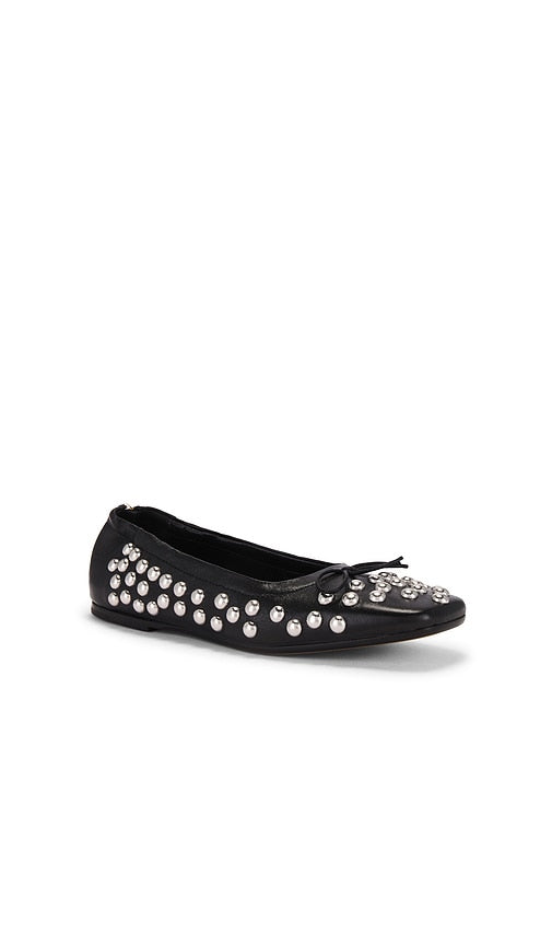 Golden Goose Amy Flat in Black