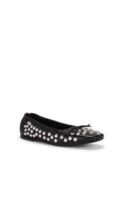 Golden Goose Amy Flat in Black
