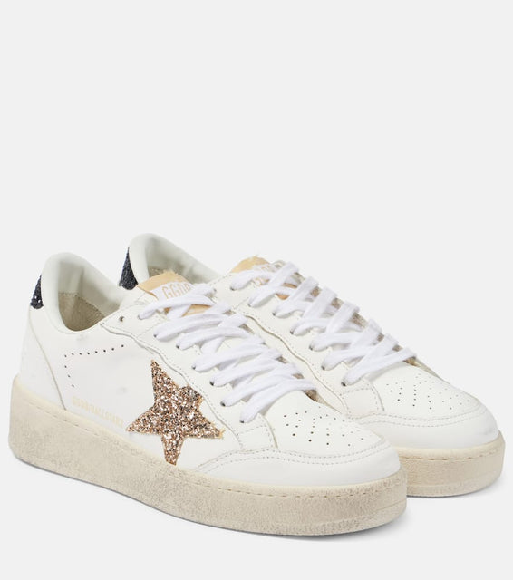 Golden Goose Ball Star 2 embellished leather sneakers