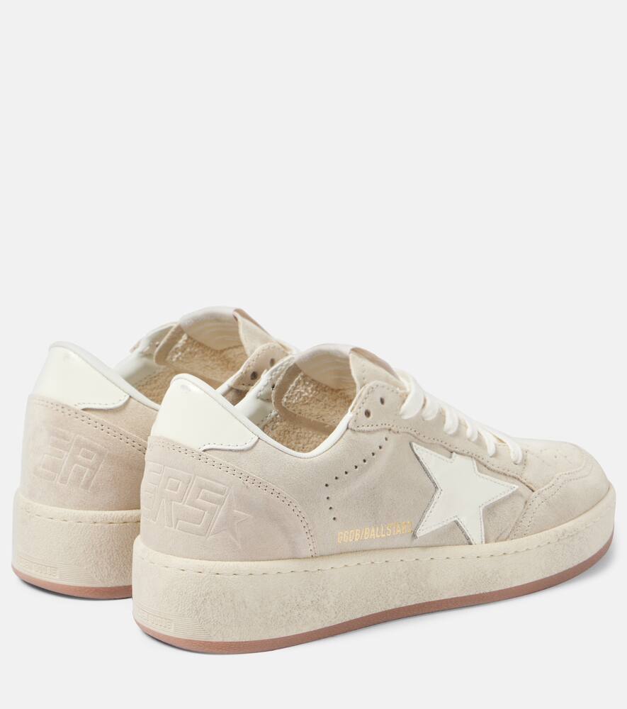 Golden Goose Ball Star 2 leather-trimmed suede sneakers