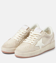 Golden Goose Ball Star 2 leather-trimmed suede sneakers