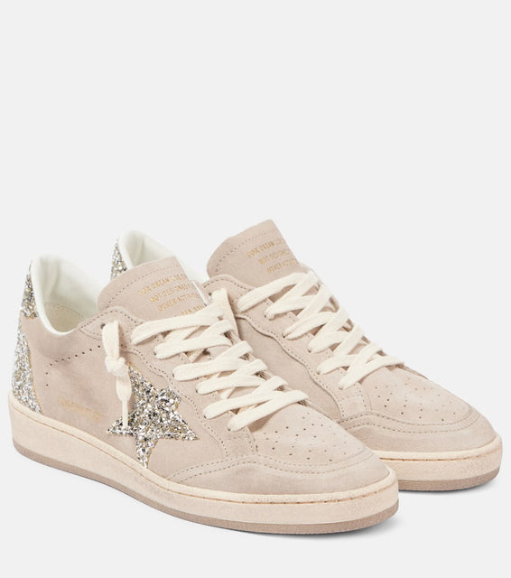 Golden Goose Ball Star glitter suede sneakers