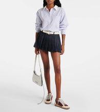 Golden Goose Ball-Star leather-trimmed glitter sneakers