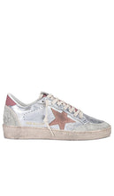 Golden Goose Ballstar Sneaker in Metallic Silver - Baskets Golden Goose Ballstar en argent métallisé - Golden Goose Ballstar 金属银色运动鞋 - Golden Goose Ballstar Sneaker in Metallic-Silber - 골든구스 볼스타 스니커즈 메탈릭 실버 색상 - Sneaker Golden Goose Ballstar in argento metallizzato