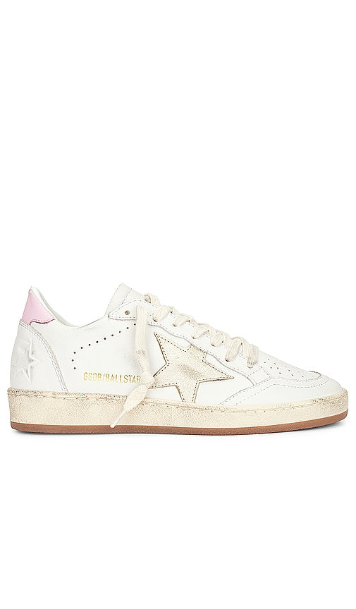 Golden Goose Ballstar Sneaker in White - Baskets Golden Goose Ballstar en blanc - Golden Goose Ballstar 白色运动鞋 - Golden Goose Ballstar Sneaker in Weiß - Golden Goose 볼스타 스니커즈화이트 색상 - Sneaker Golden Goose Ballstar in bianco