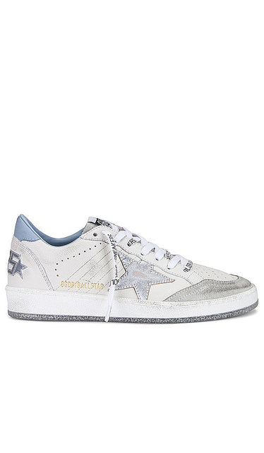Golden Goose Ballstar Sneaker in White - Baskets Golden Goose Ballstar en blanc - Golden Goose Ballstar 白色运动鞋 - Golden Goose Ballstar Sneaker in Weiß - Golden Goose 볼스타 스니커즈화이트 색상 - Sneaker Golden Goose Ballstar in bianco
