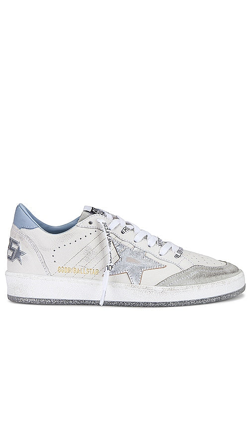 Golden Goose Ballstar Sneaker in White - Baskets Golden Goose Ballstar en blanc - Golden Goose Ballstar 白色运动鞋 - Golden Goose Ballstar Sneaker in Weiß - Golden Goose 볼스타 스니커즈화이트 색상 - Sneaker Golden Goose Ballstar in bianco