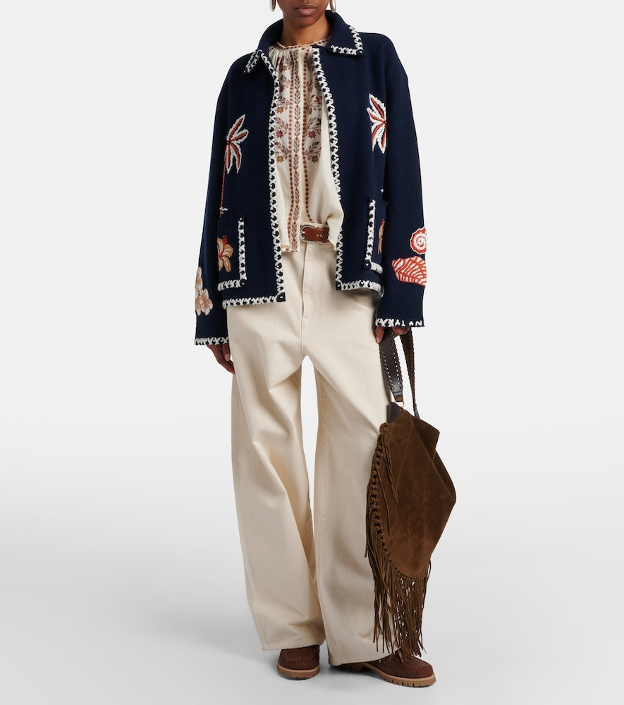 Golden Goose Cruise beaded suede boat shoes
