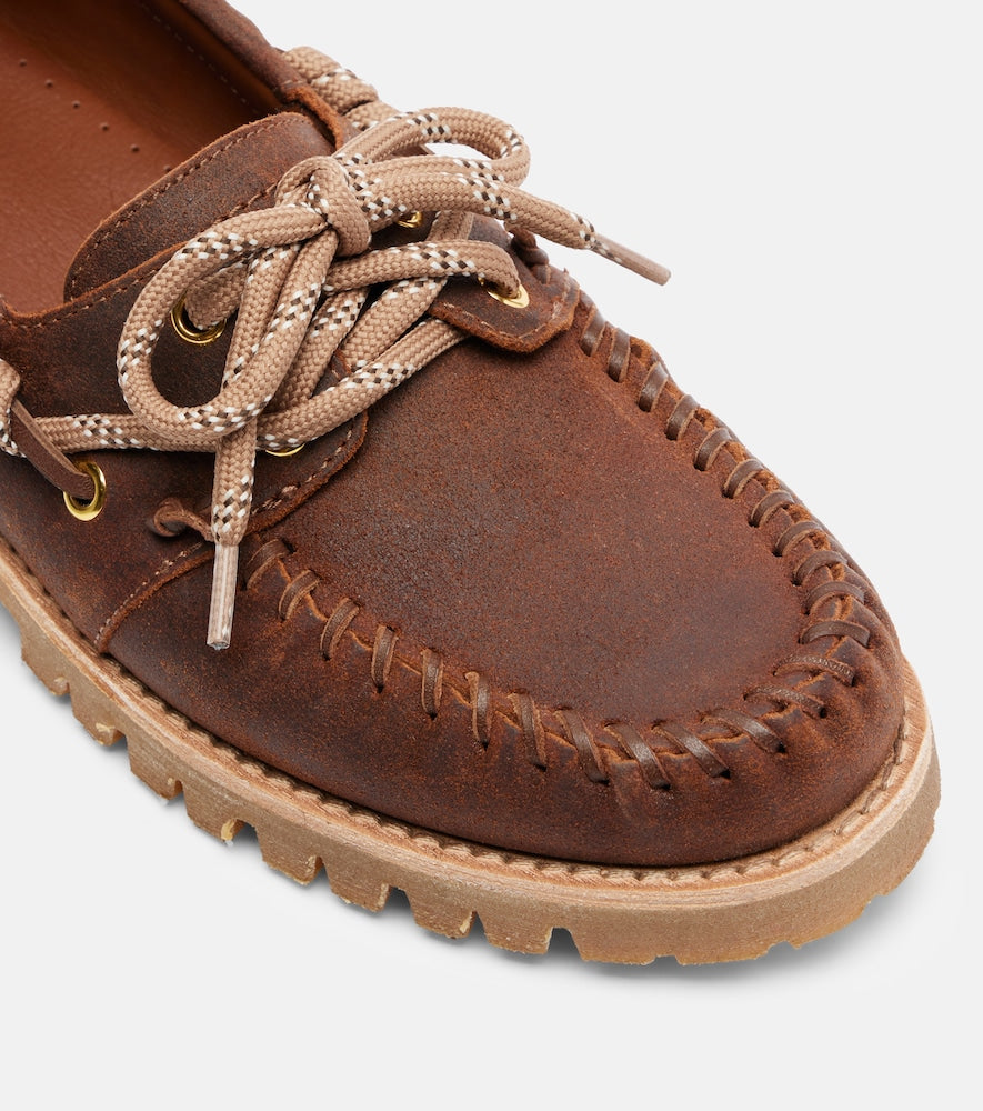 Golden Goose Cruise beaded suede boat shoes