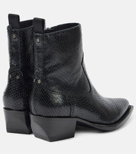 Golden Goose Debbie snake-effect leather ankle boots