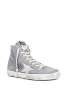 Golden Goose Francy Sneaker in Metallic Silver