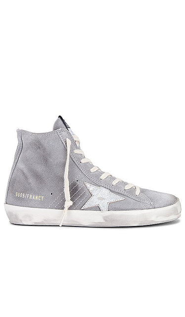 Golden Goose Francy Sneaker in Metallic Silver - Baskets Golden Goose Francy en argent métallisé - Golden Goose Francy 金属银色运动鞋 - Golden Goose Francy Sneaker in Metallic-Silber - Golden Goose Francy 스니커즈 메탈릭 실버 색상 - Sneaker Golden Goose Francy in argento metallizzato