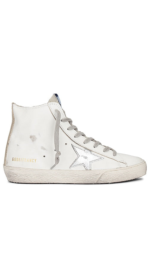 Golden Goose Francy Sneaker in White - Baskets Golden Goose Francy en blanc - Golden Goose Francy 白色运动鞋 - Golden Goose Francy Sneaker in Weiß - Golden Goose Francy 스니커즈화이트 색상 - Sneaker Golden Goose Francy in bianco